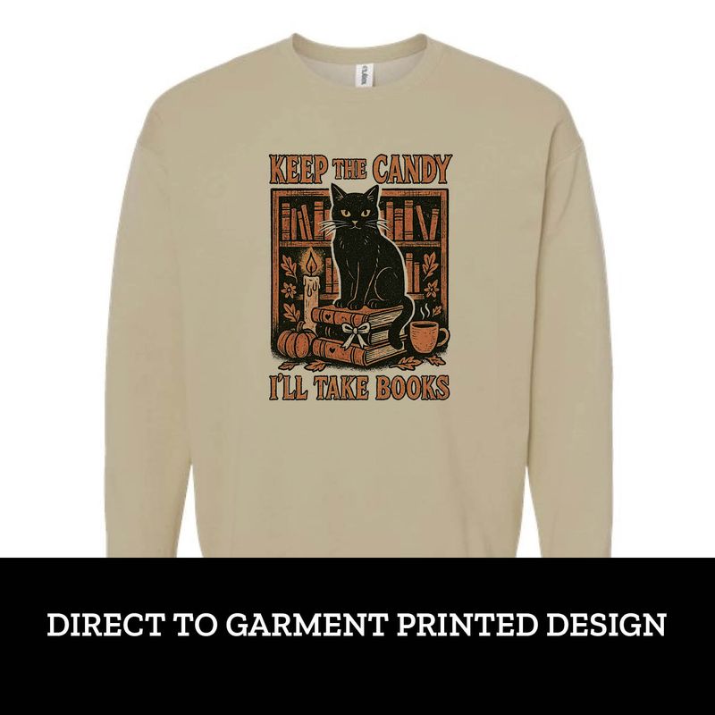 Black Cat Books Fleece Crew Black Cat Books Fleece Crew