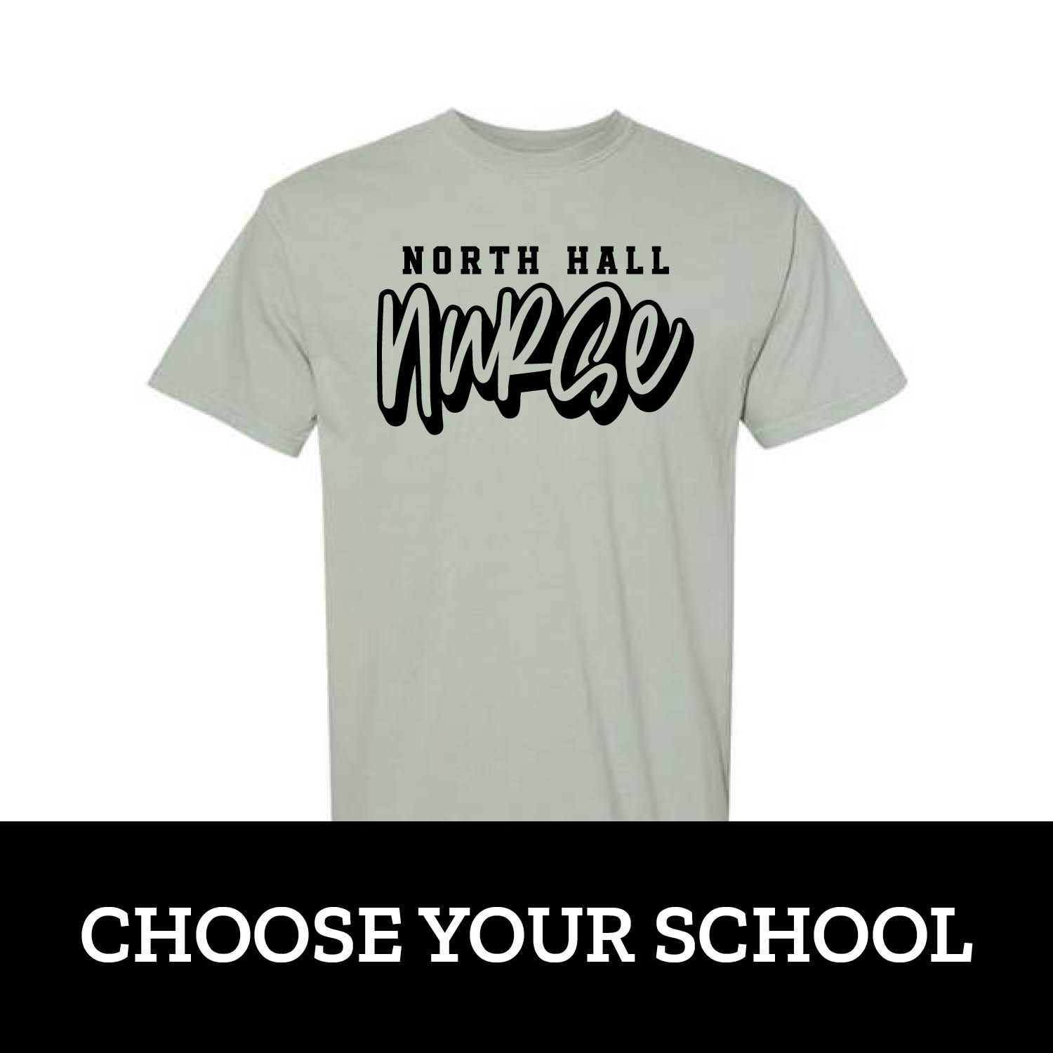 Customizable School Name Nurse Short Sleeve