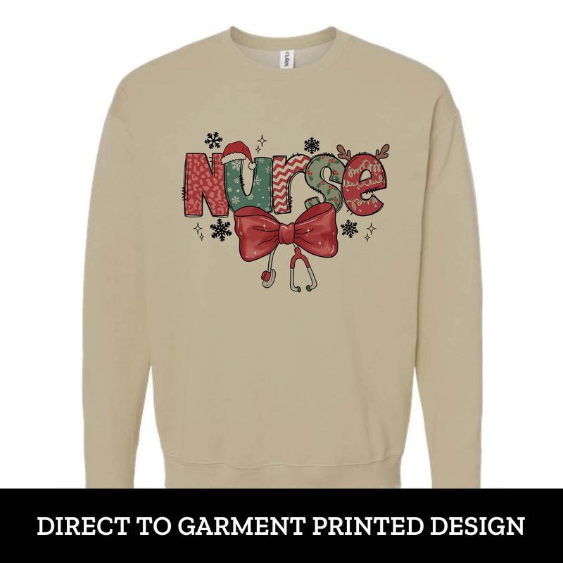 Holiday Nurse Fleece Crew