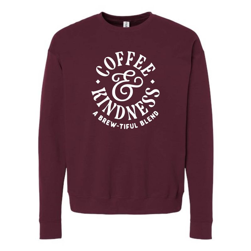 Customizable Coffee & Kindness Fleece Crew