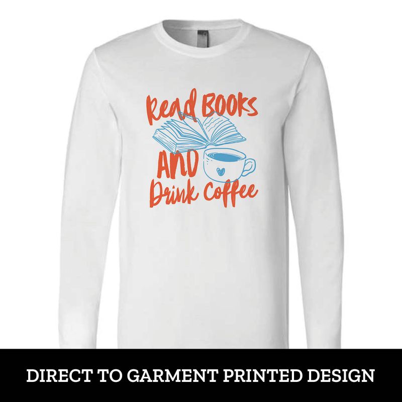 Books and Coffee Long Sleeve