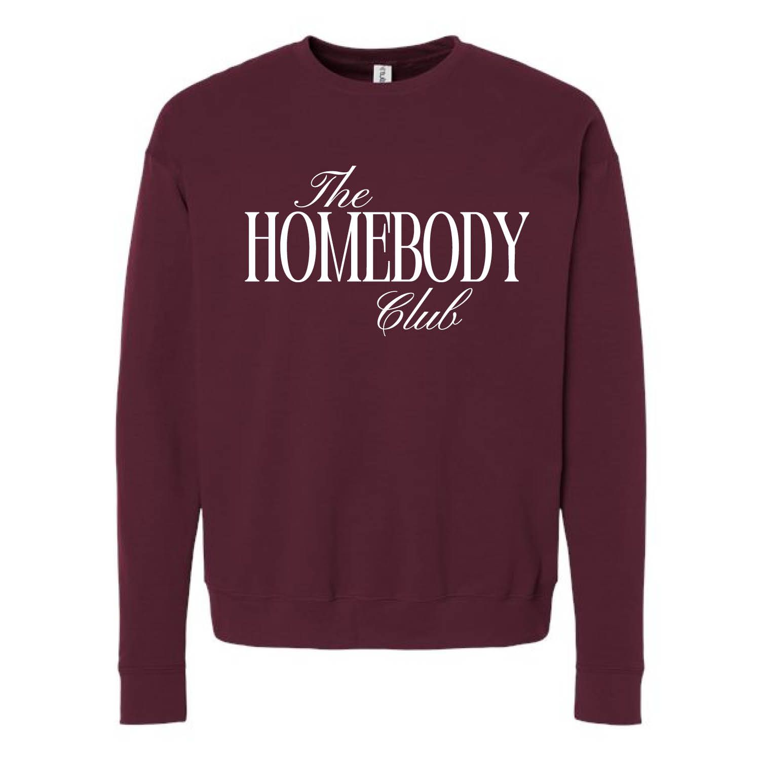 Customizable Homebody Club Fleece Crew