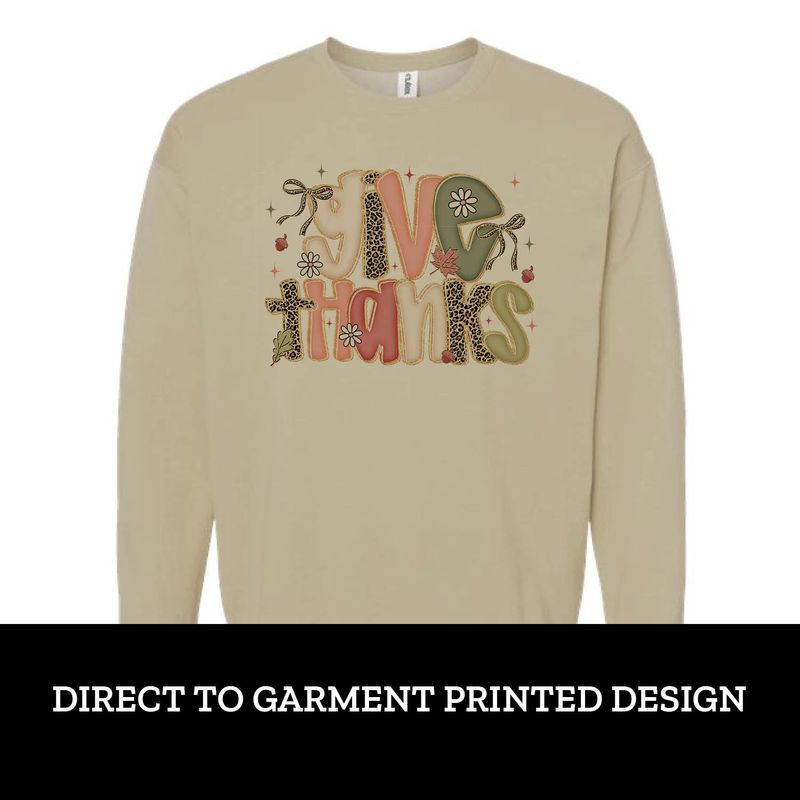 Give Thanks Fleece Crew Give Thanks Fleece Crew