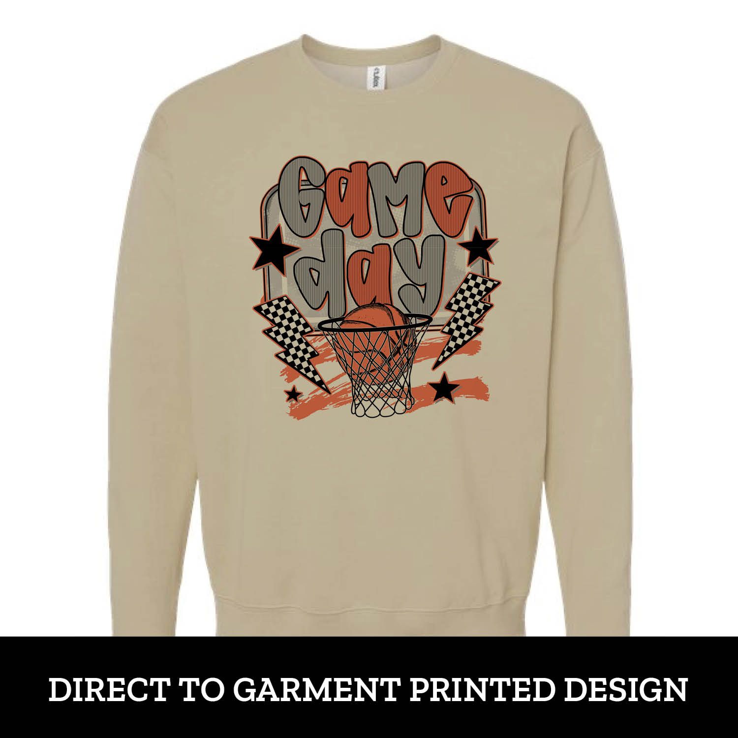 Basketball Game Day Fleece Crew Basketball Game Day Fleece Crew