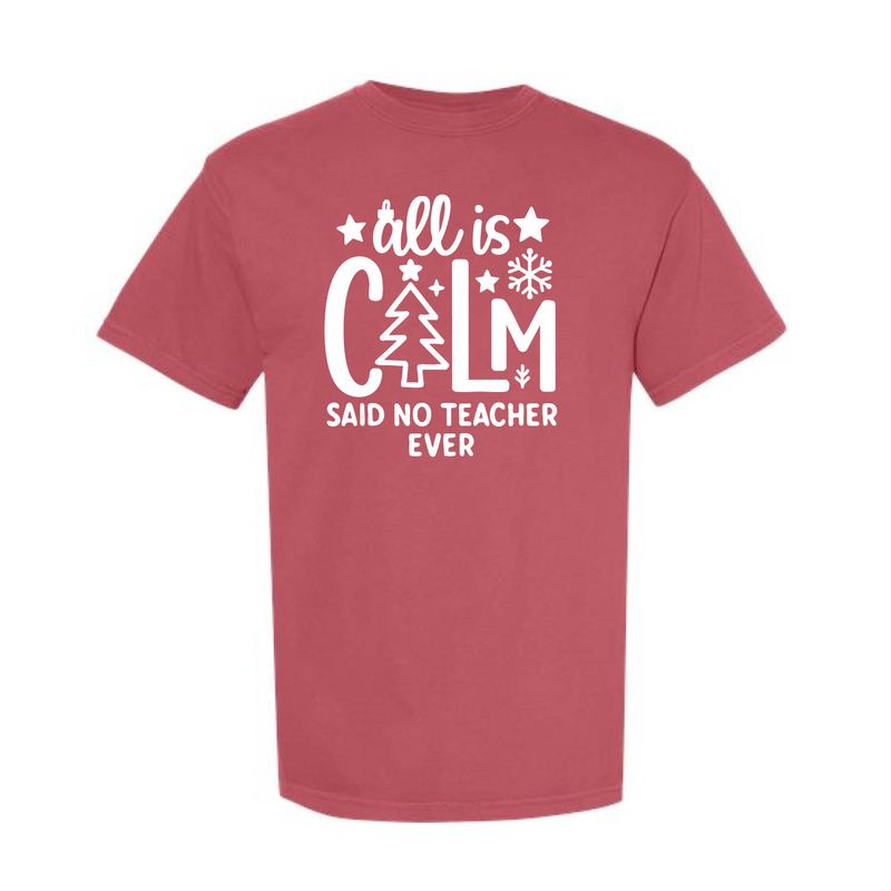 Customizable All is Calm Short Sleeve