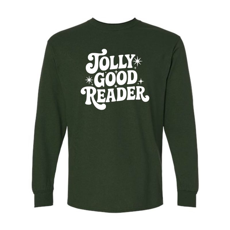 Customizable Jolly Good Reader Long Sleeve Customizable Jolly Good Reader Long Sleeve