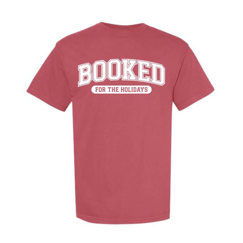 Customizable Booked for the Holidays Short Sleeve