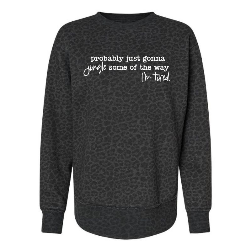 Customizable Jingle Some of the Way Fleece Crew Customizable Jingle Some of the Way Fleece Crew