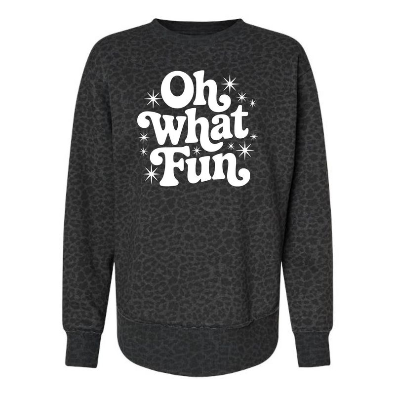Customizable Oh What Fun Fleece Crew Customizable Oh What Fun Fleece Crew