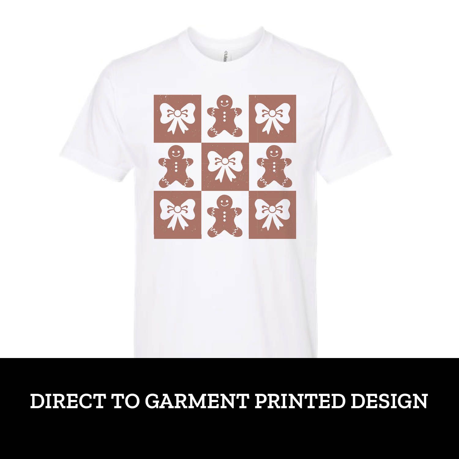 Gingerbread Bow Short Sleeve