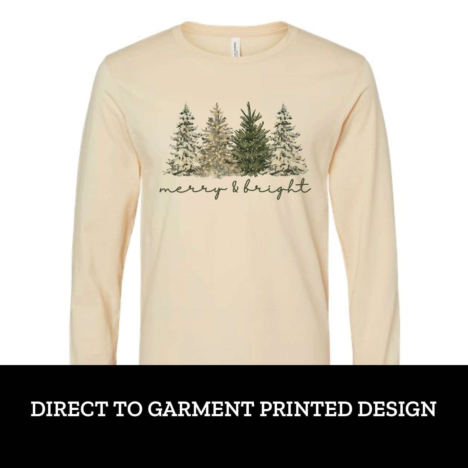 Merry & Bright Trees Long Sleeve Merry & Bright Trees Long Sleeve