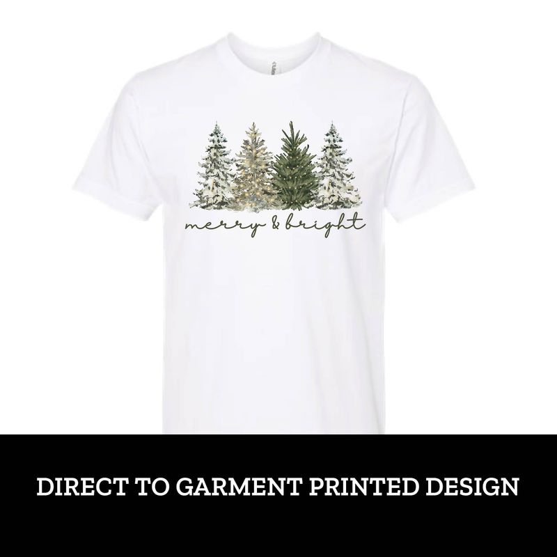 Merry & Bright Trees Short Sleeve