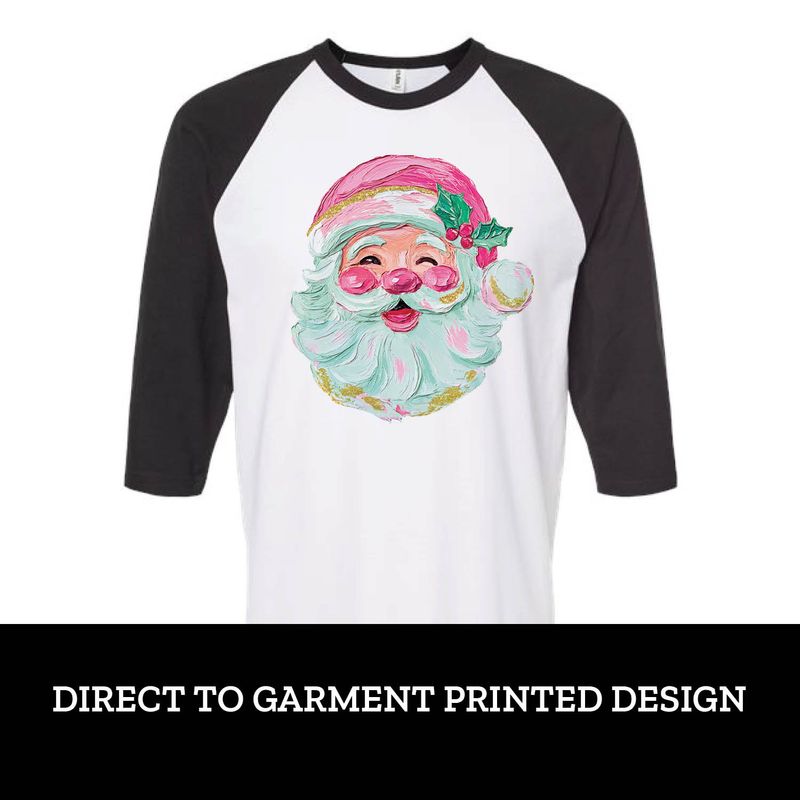 Painted Santa Raglan