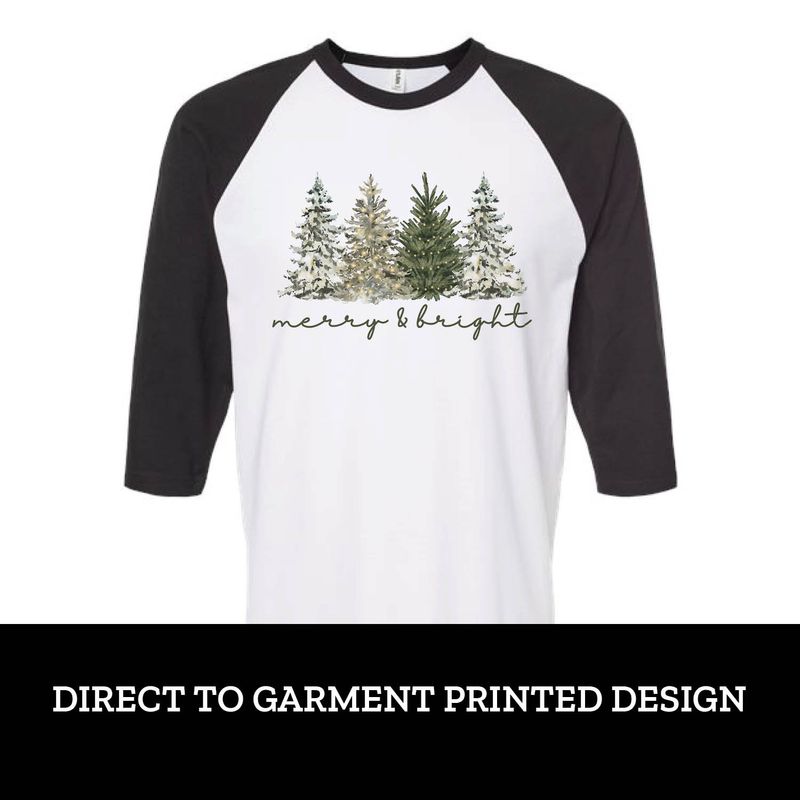Merry & Bright Trees Raglan