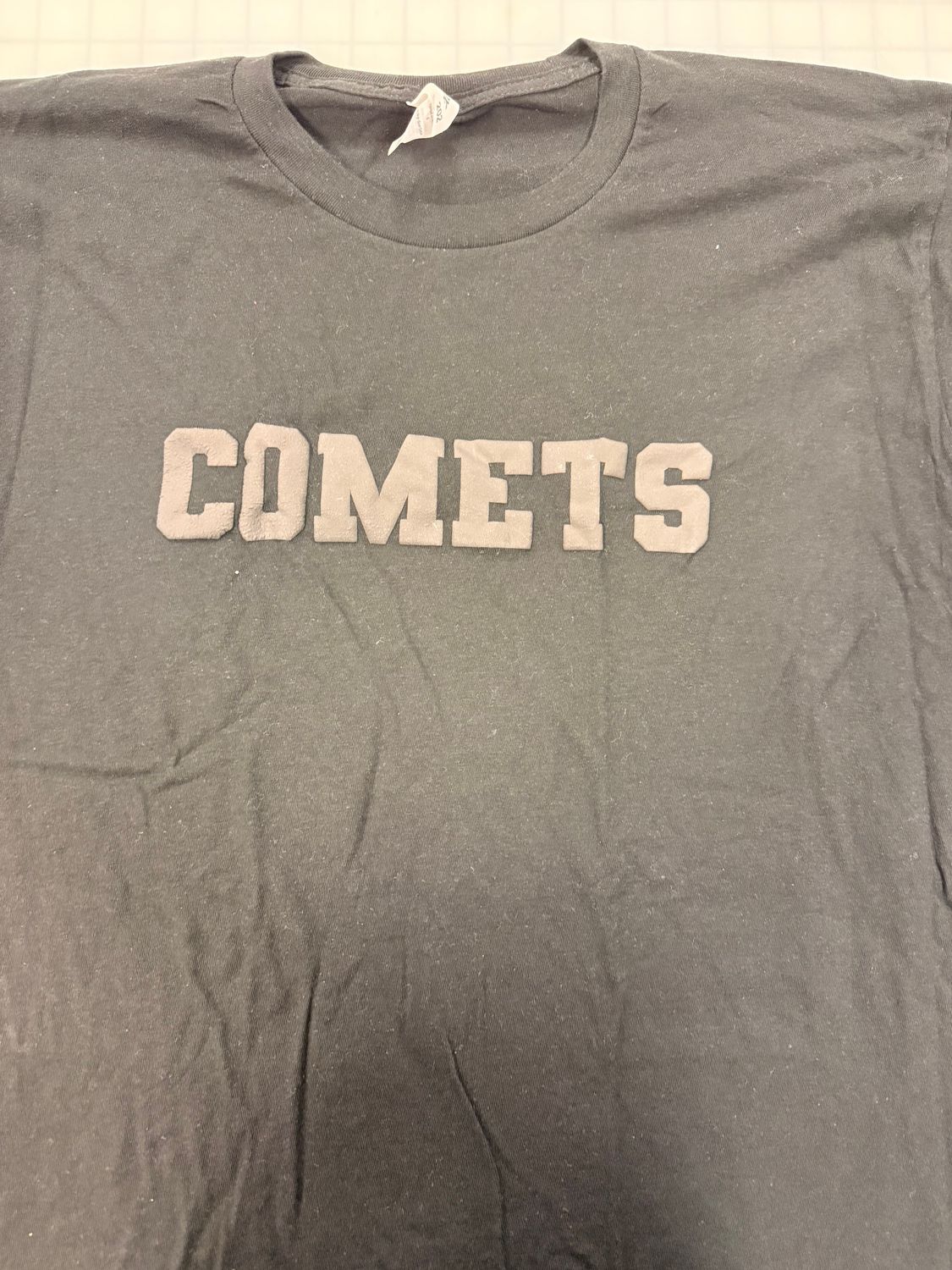 (L) Comets - Puff Black - Short Sleeve Black