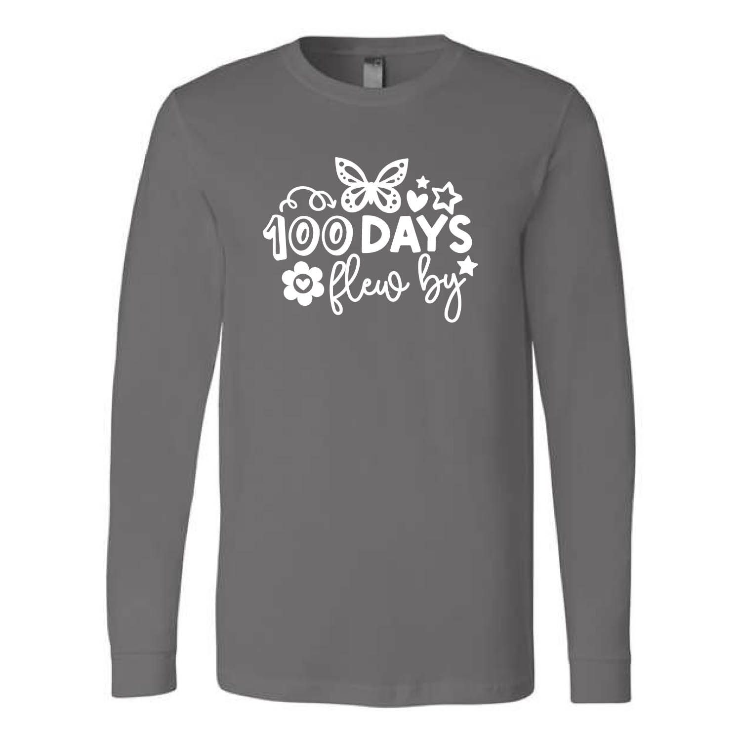 Customizable 100 Days Flew By Long Sleeve Customizable 100 Days Flew By Long Sleeve