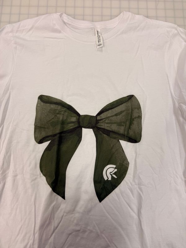 (L) Trojan Bow - Long Sleeve White