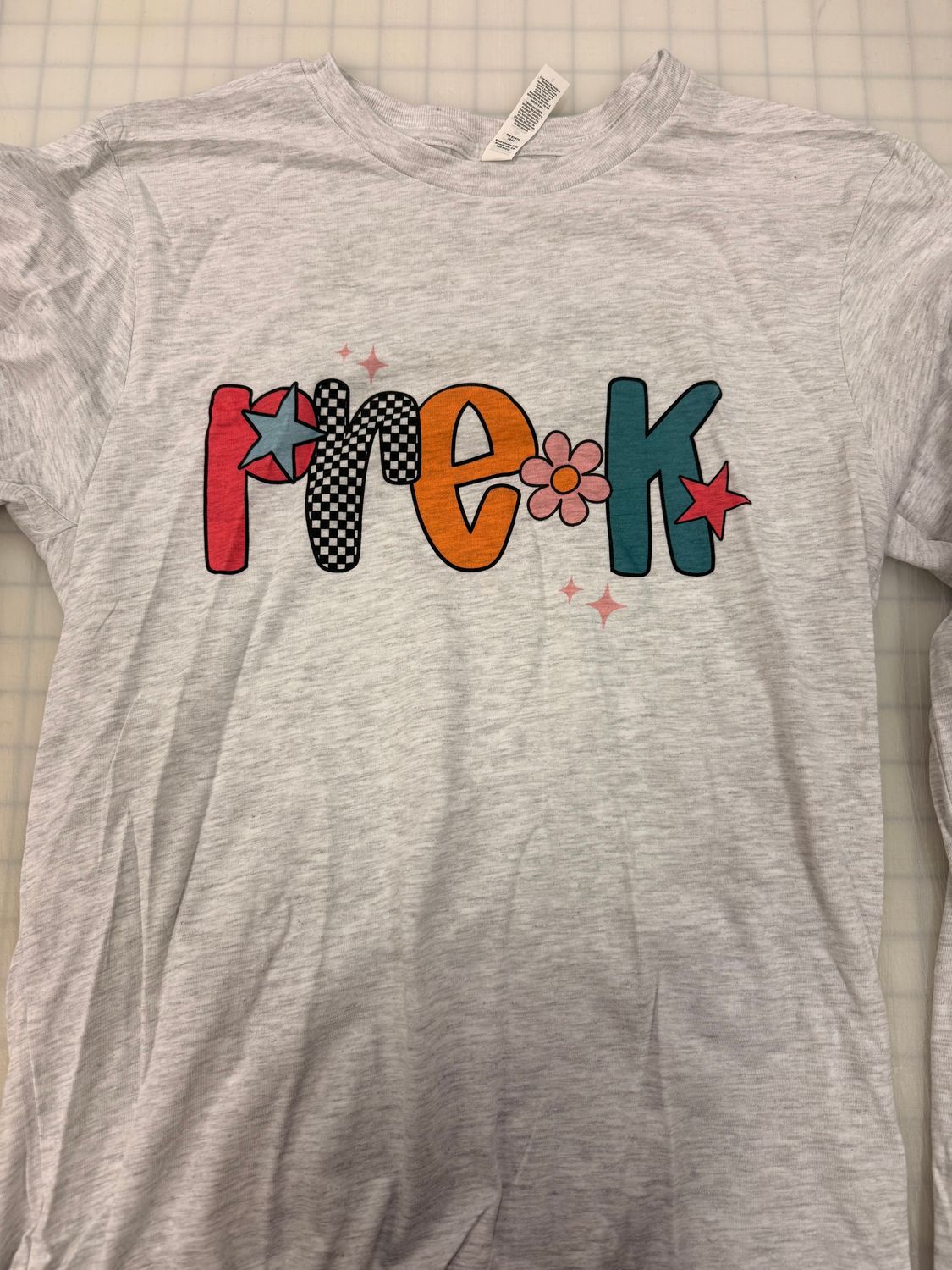 (S) Pre-K - Long Sleeve Ash (S) Pre-K - Long Sleeve Ash