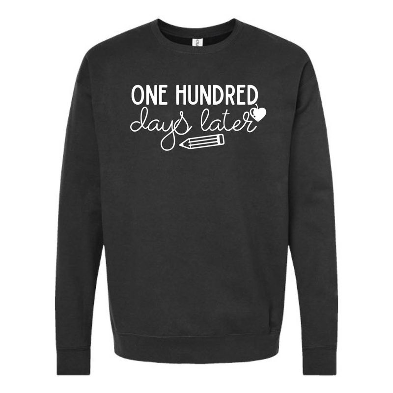 Customizable 100 Days Later Fleece Crew Customizable 100 Days Later Fleece Crew