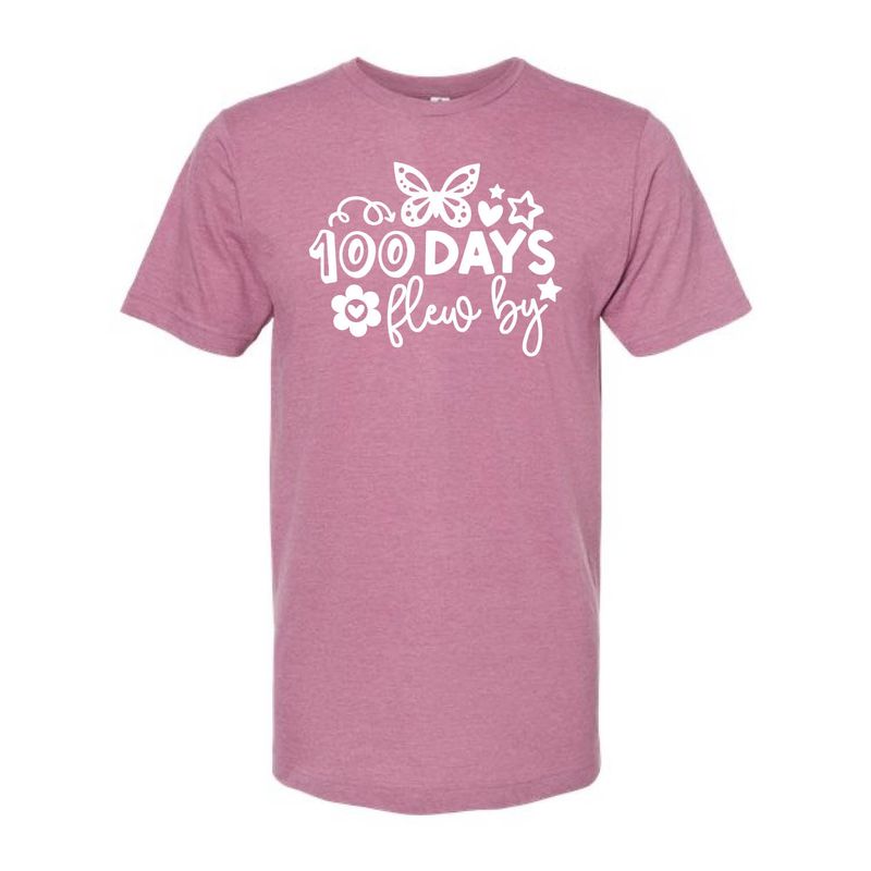 Customizable 100 Days Flew By Short Sleeve Customizable 100 Days Flew By Short Sleeve