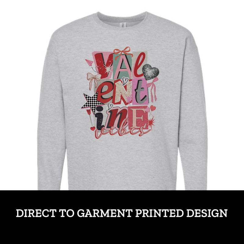Valentine Vibes Fleece Crew