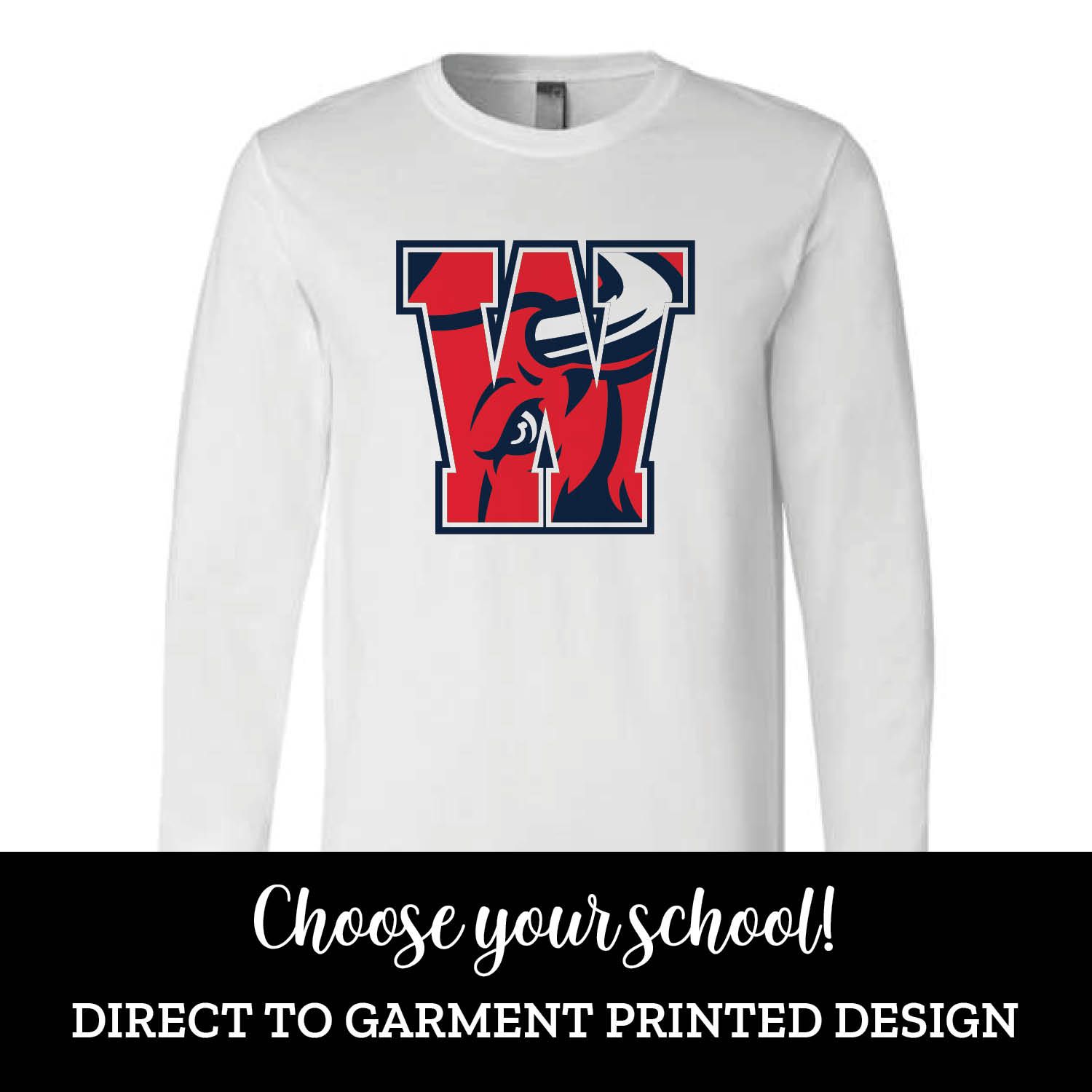 School Big Letter Long Sleeve School Big Letter Long Sleeve
