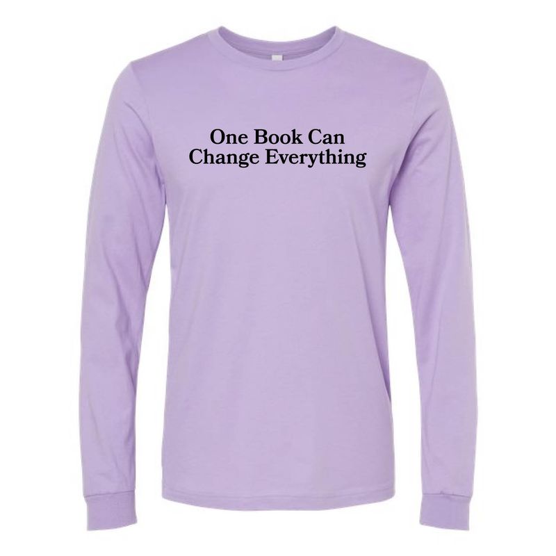 Customizable One Book Can Long Sleeve Customizable One Book Can Long Sleeve