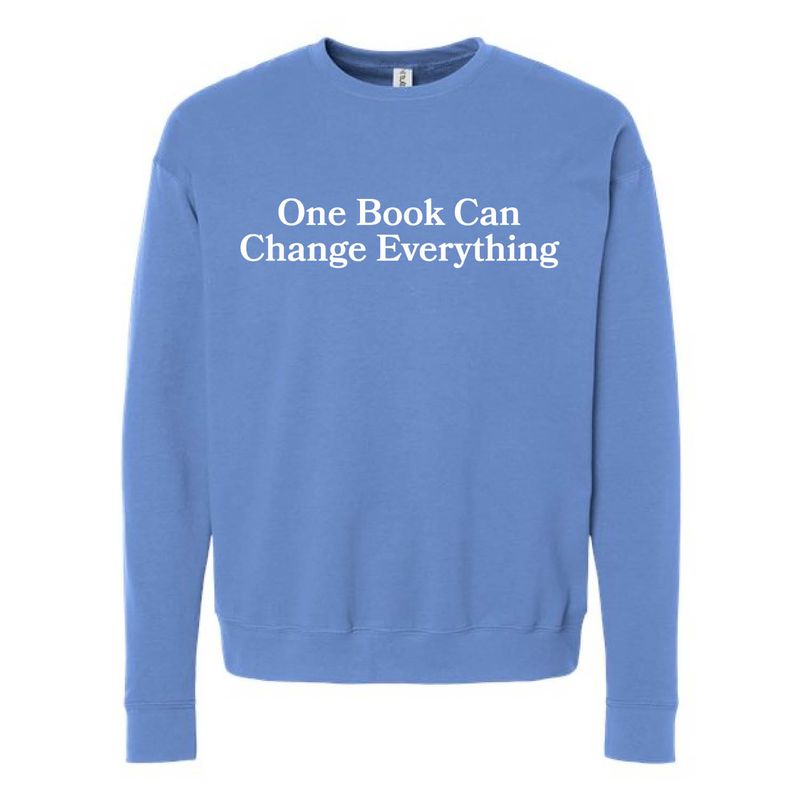 Customizable One Book Can Fleece Crew Customizable One Book Can Fleece Crew