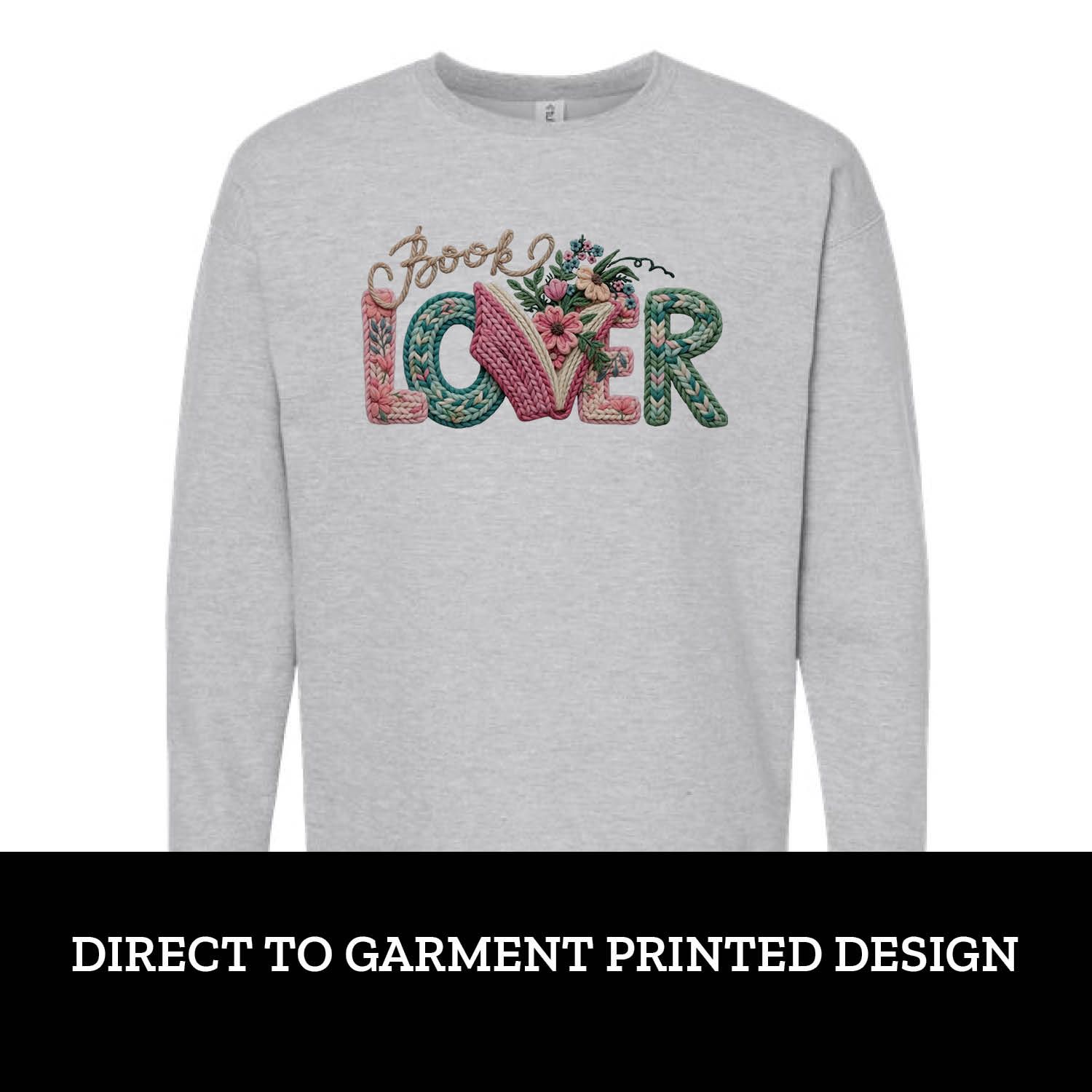 Book Lover Fleece Crew