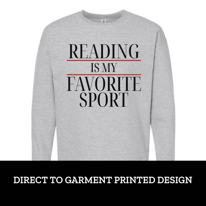 Reading is My Favorite Sport Fleece Crew Reading is My Favorite Sport Fleece Crew