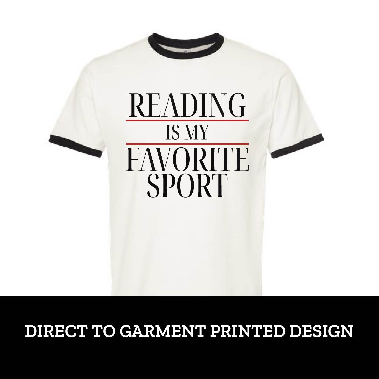 Reading is My Favorite Sport Short Sleeve