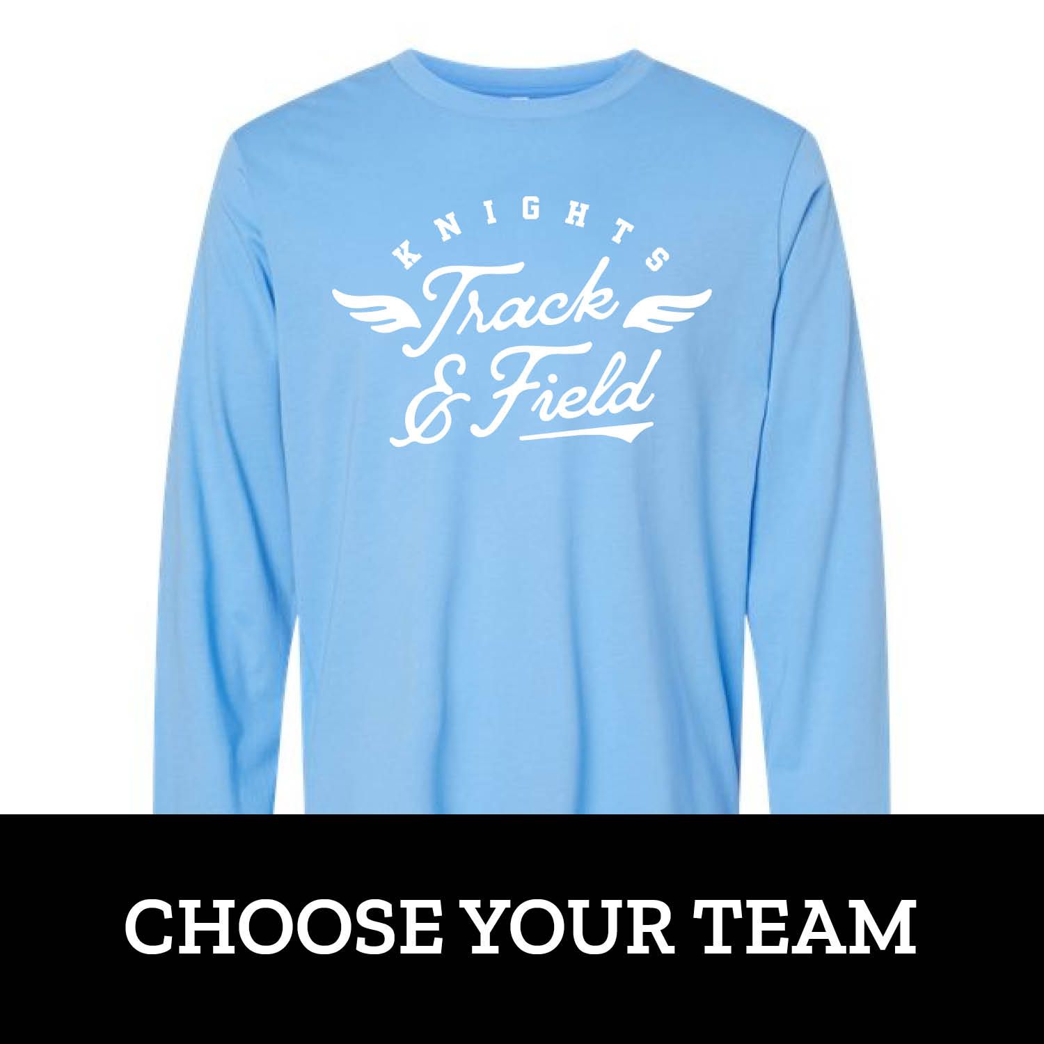 Customizable Track & Field Team Long Sleeve