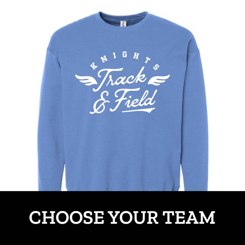 Customizable Track & Field Team Fleece Crew