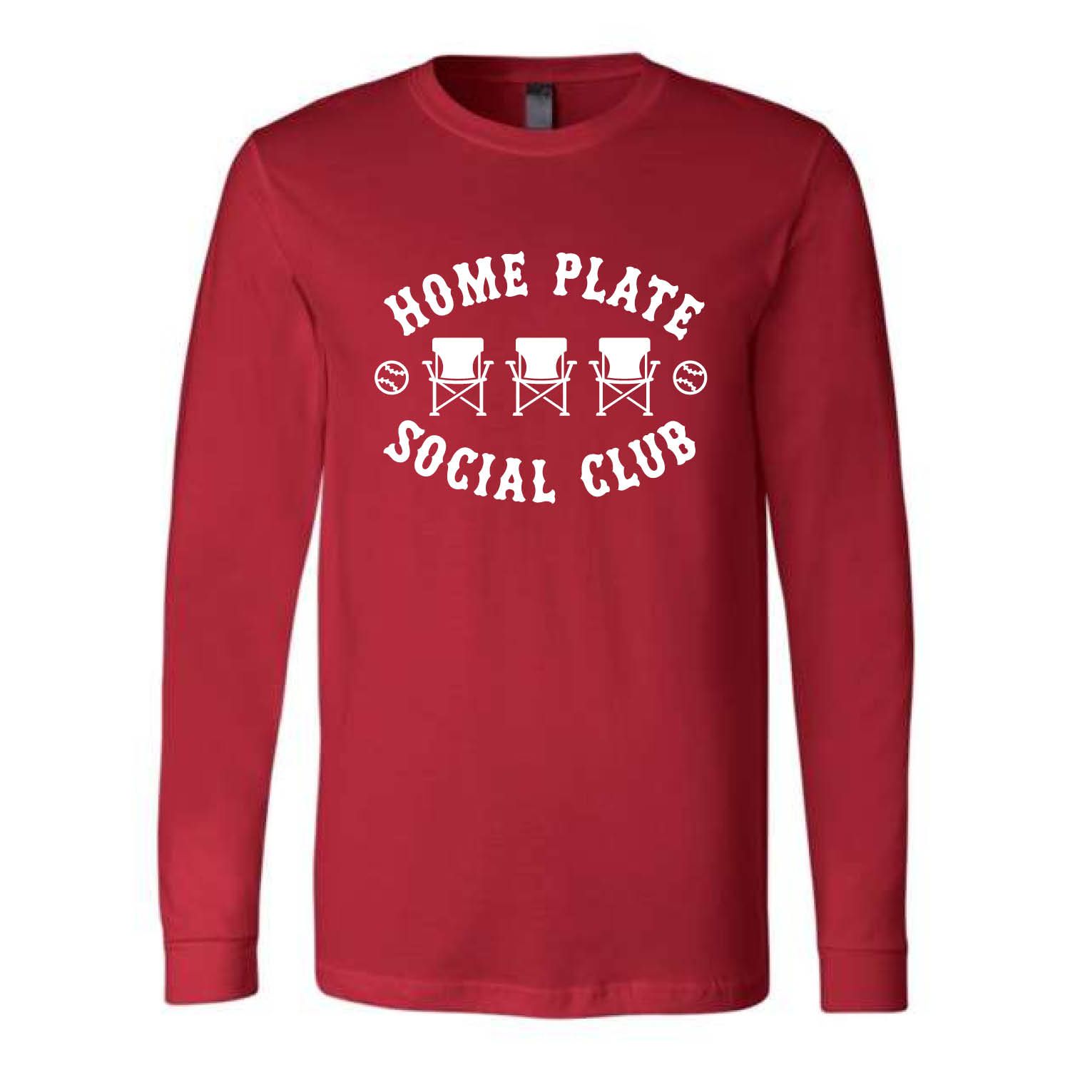 Customizable Home Plate Social Club Long Sleeve