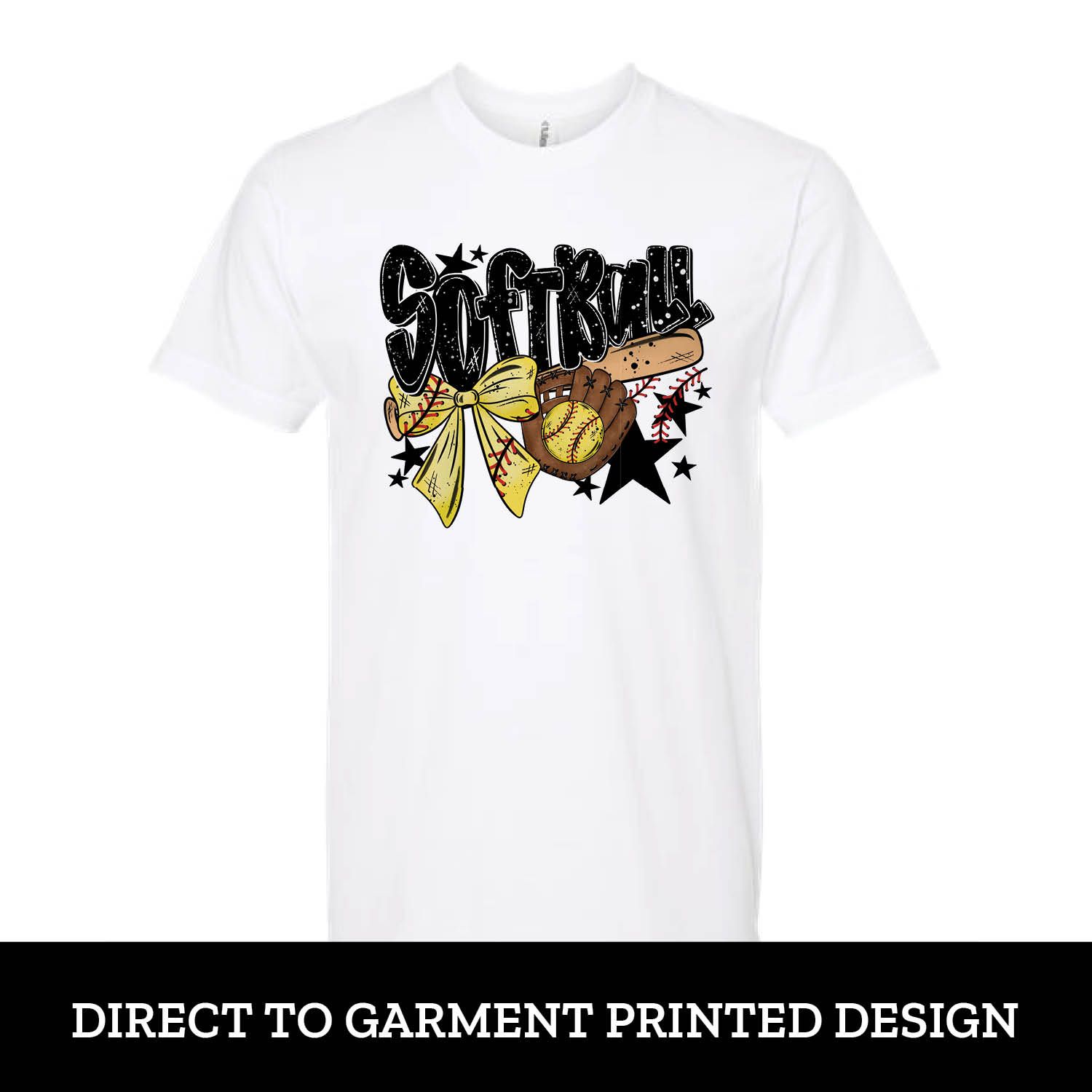 Softball Stars Short Sleeve