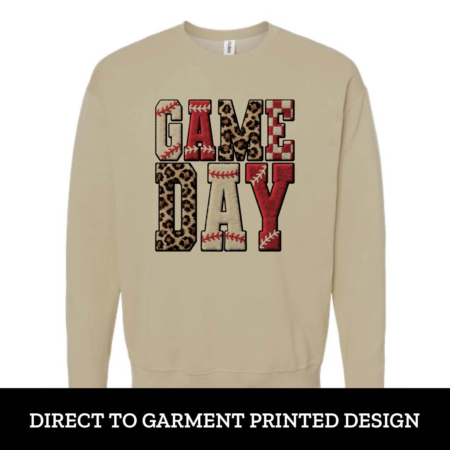 Baseball Game Day Fleece Crew