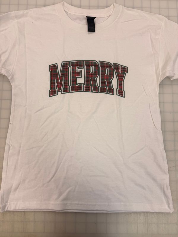 (Youth S) Merry - Long Sleeve White