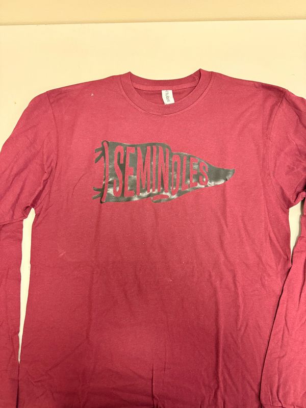 (M) Seminoles - Long Sleeve Burgundy