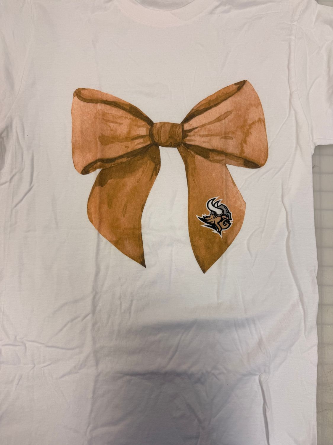 (S) East Hall Bow - Short Sleeve White