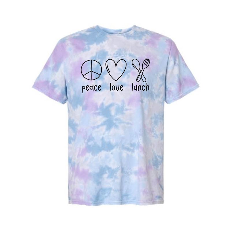 Customizable Peace Love Lunch Short Sleeve Customizable Peace Love Lunch Short Sleeve