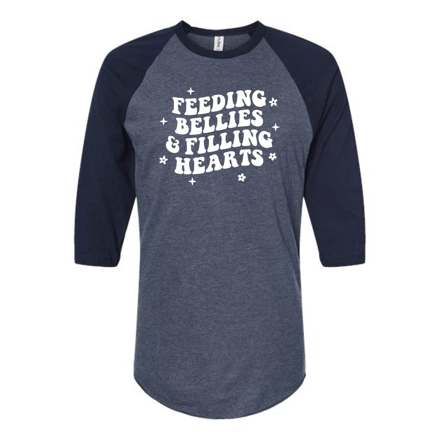 Customizable Feeding Bellies Raglan Customizable Feeding Bellies Raglan