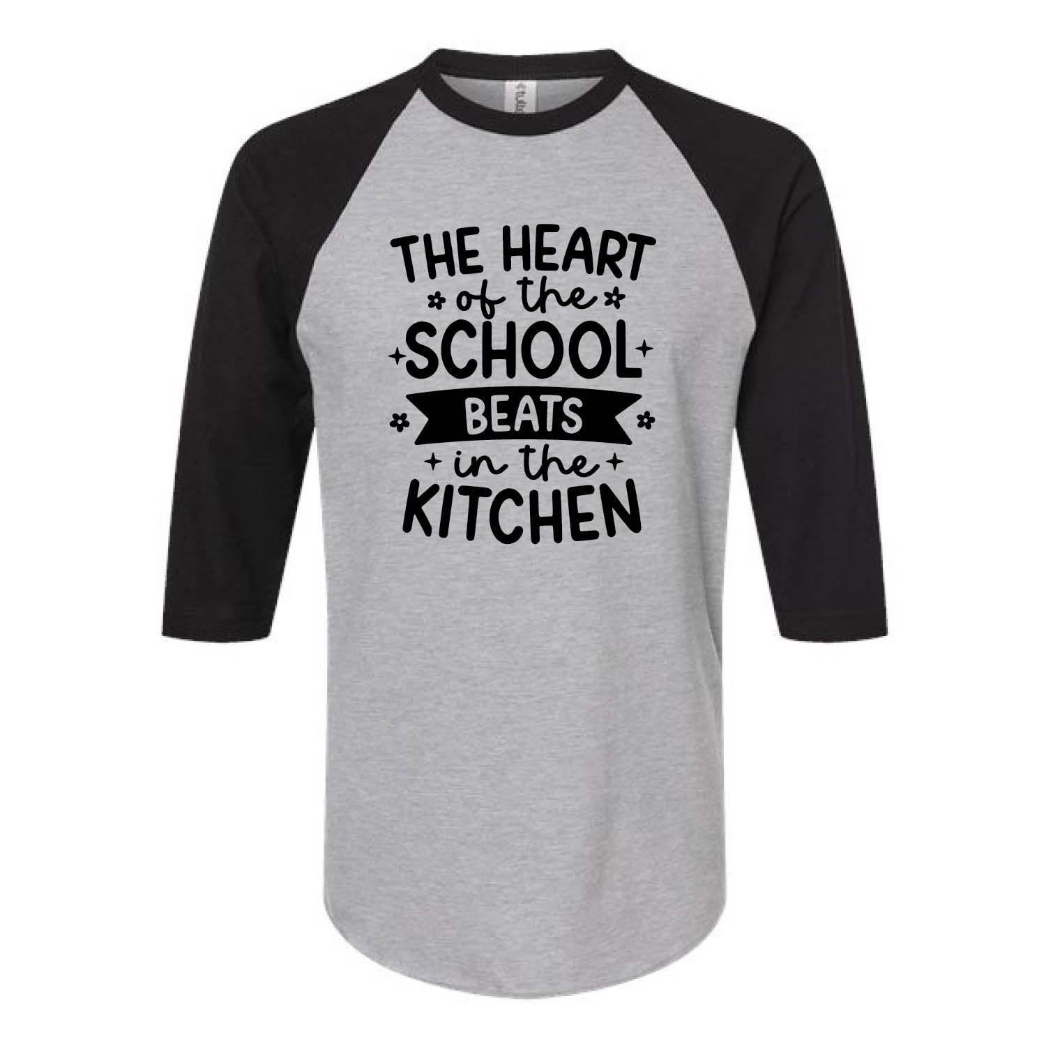Customizable Heart of the School Raglan Customizable Heart of the School Raglan