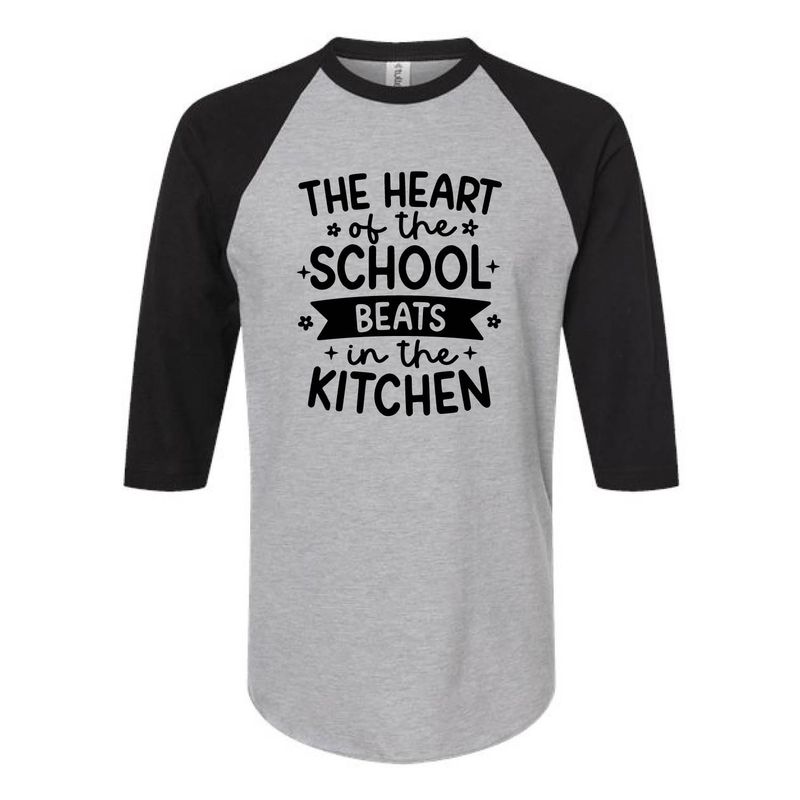 Customizable Heart of the School Raglan Customizable Heart of the School Raglan