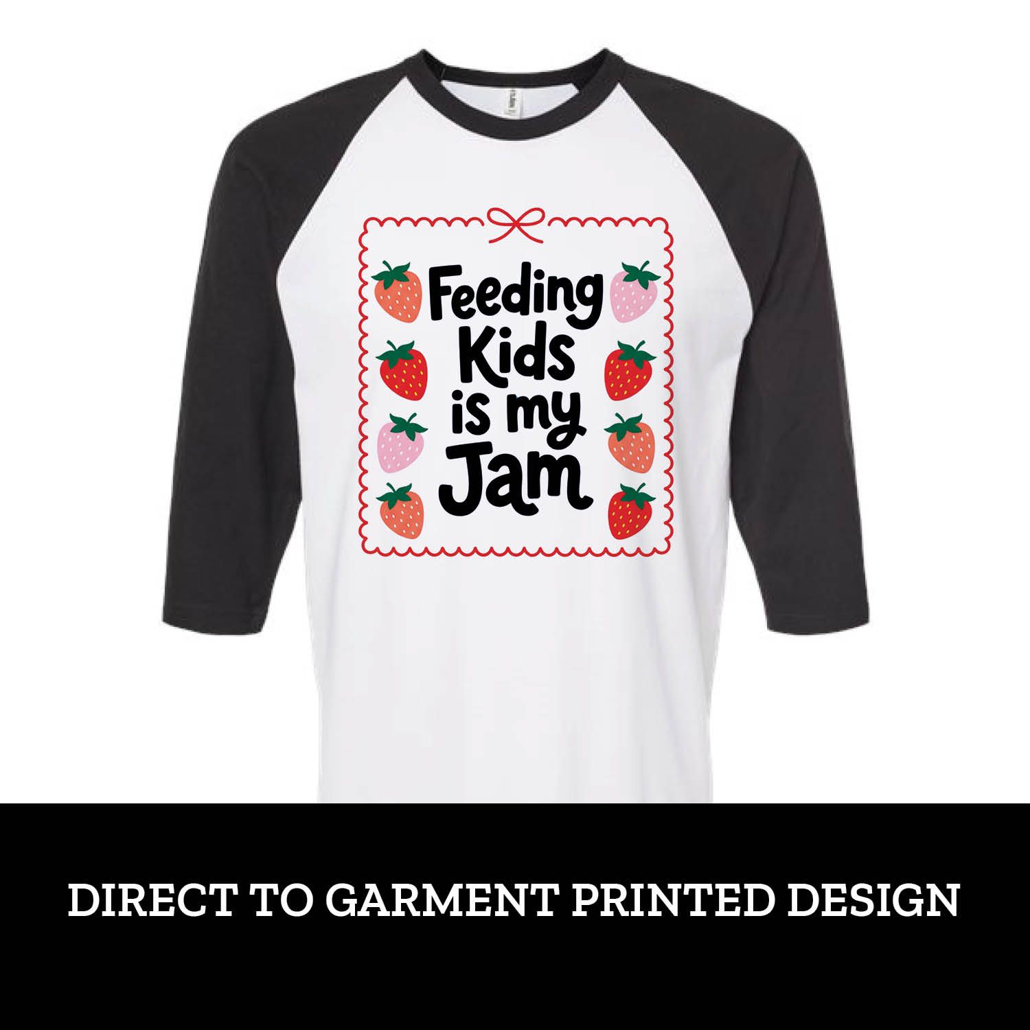 Feeding Kids is My Jam Raglan
