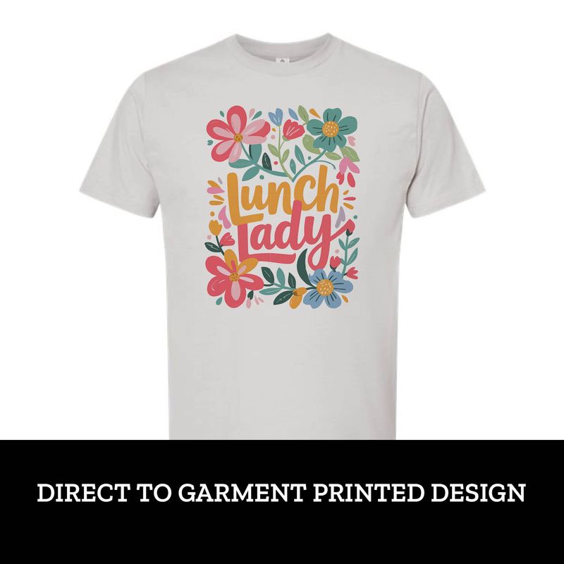 Floral Lunch Lady Short Sleeve Floral Lunch Lady Short Sleeve