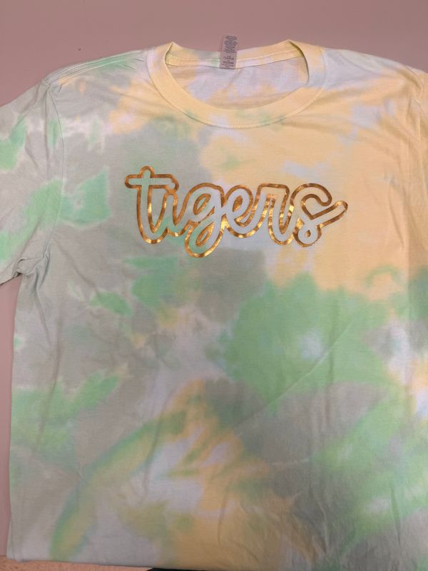 (M) Tigers - Short Sleeve Tie Dye