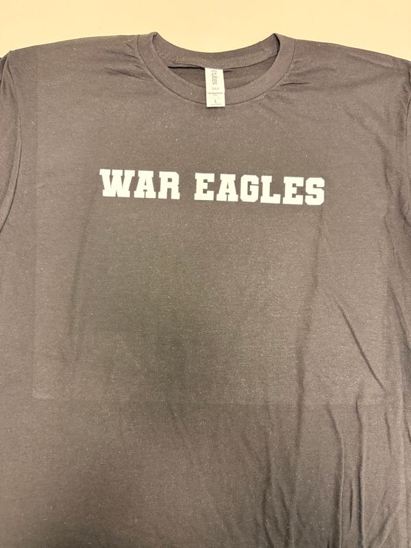 (L) War Eagles - Short Sleeve Black
