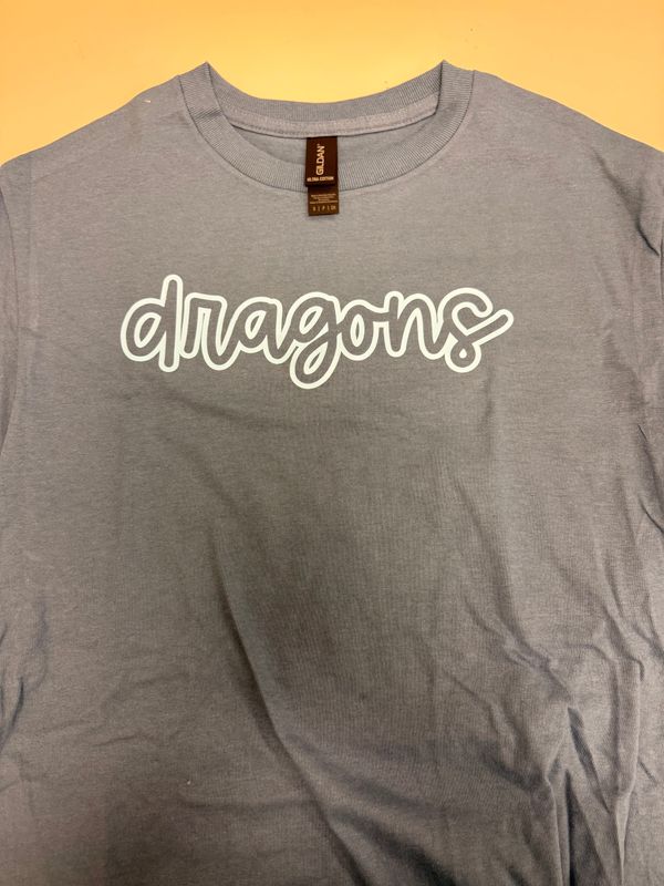 (S) Dragons - Short Sleeve Blue