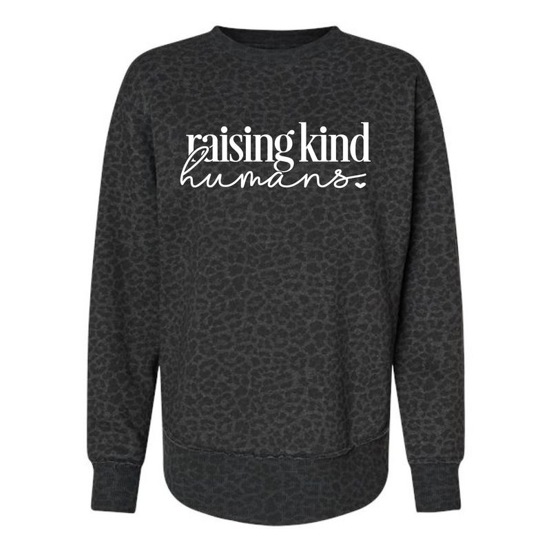 Customizable Raising Kind Humans Fleece Crew Customizable Raising Kind Humans Fleece Crew