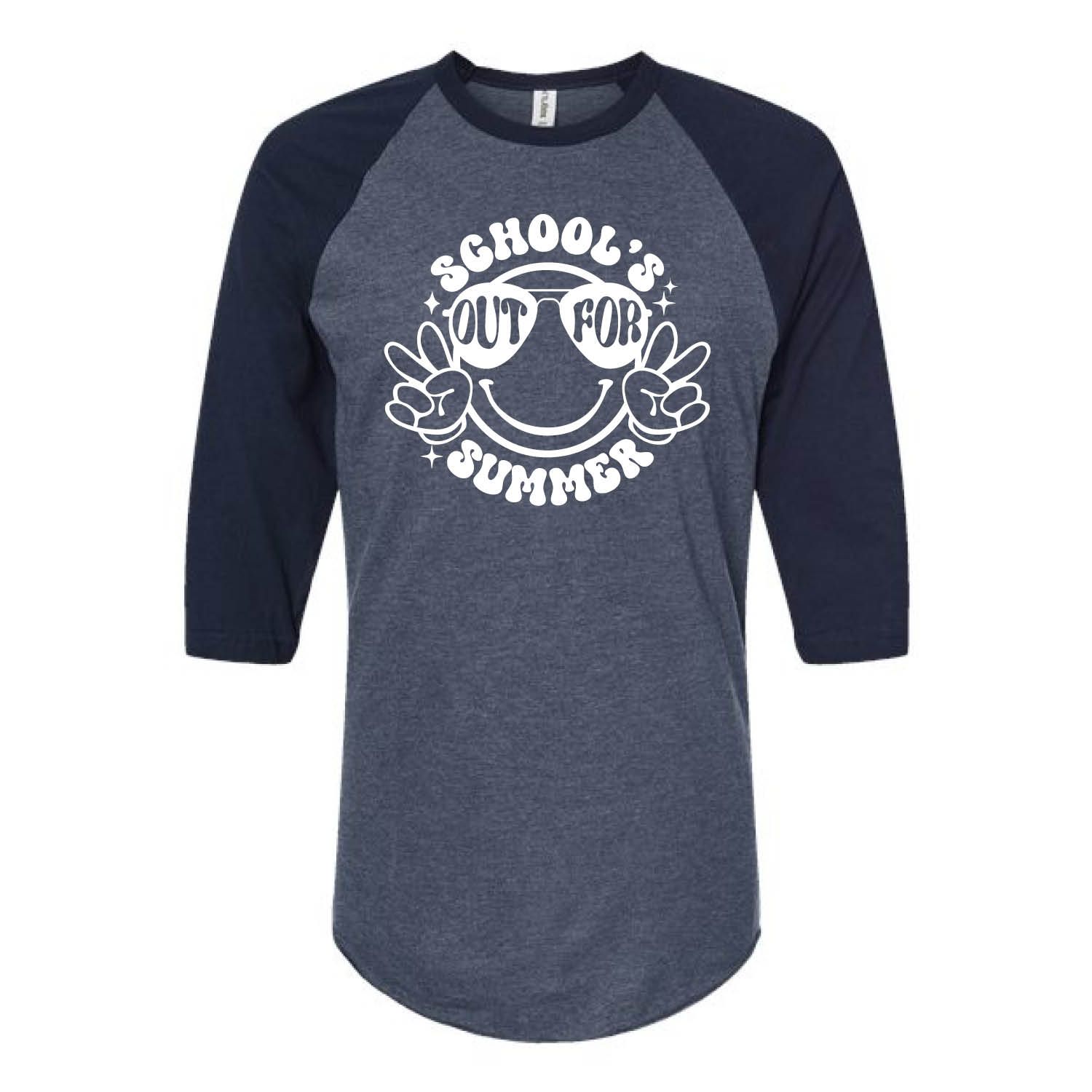 Customizable School's Out For Summer Raglan